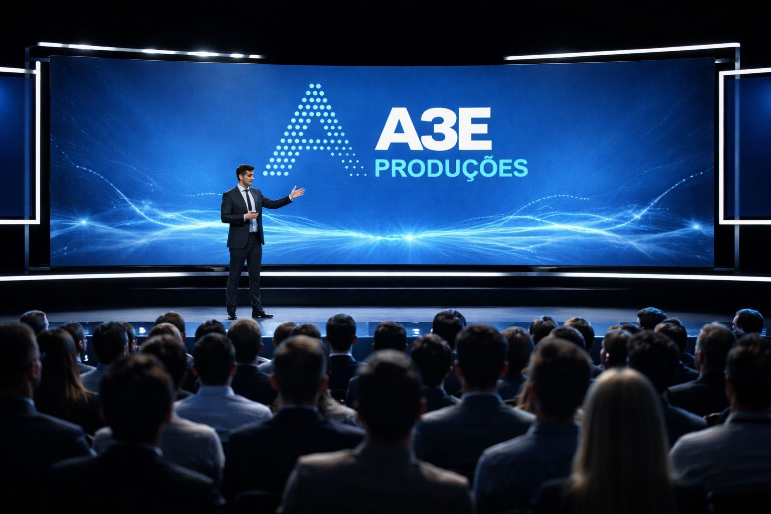 Evento corporativo produzido pela A3E Produções